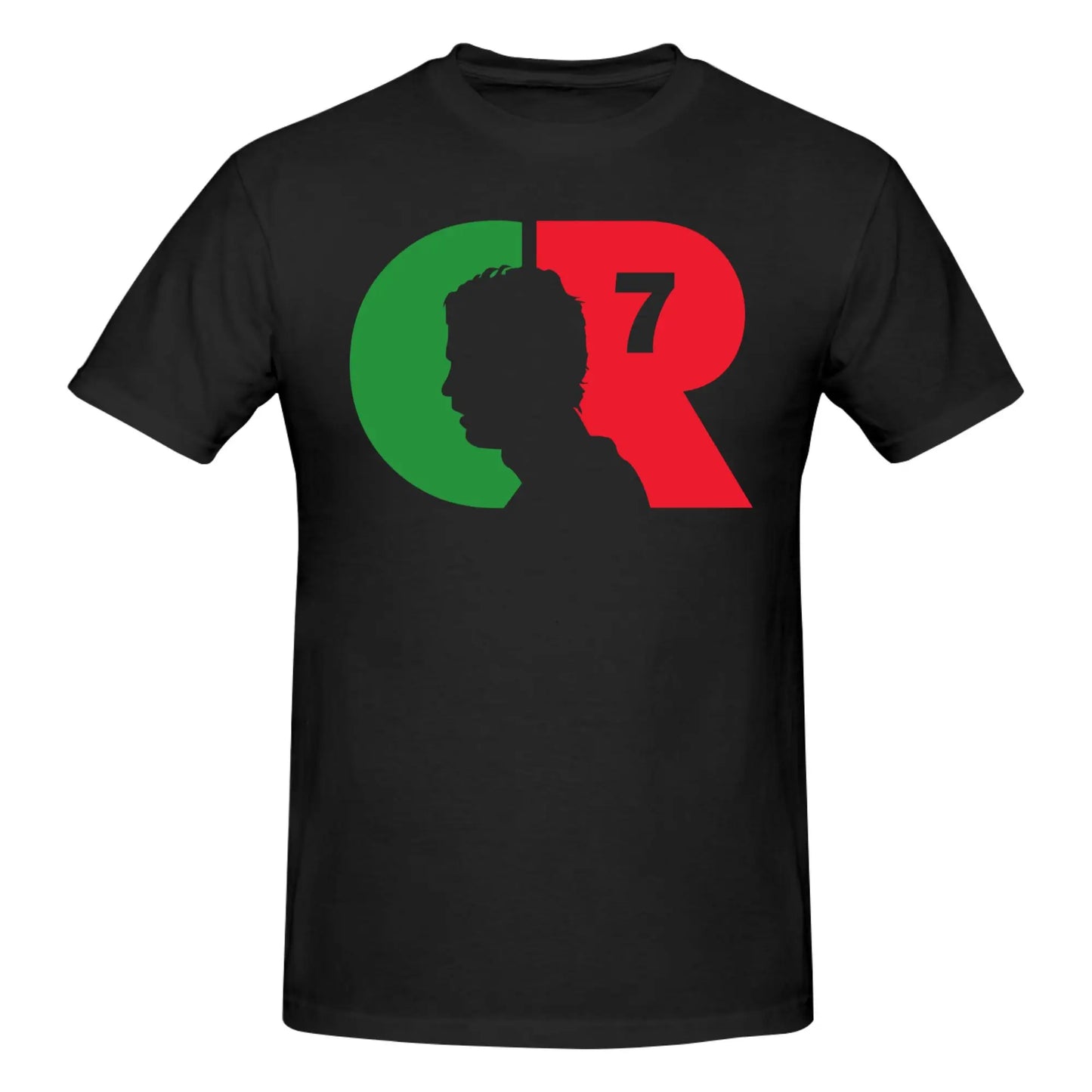 Soccer Gift Football Ronaldos CR7 T Shirts Pure Cotton Tee Tops Streetwear Round Neck Tshirts Casual Short-Sleeve Clothing