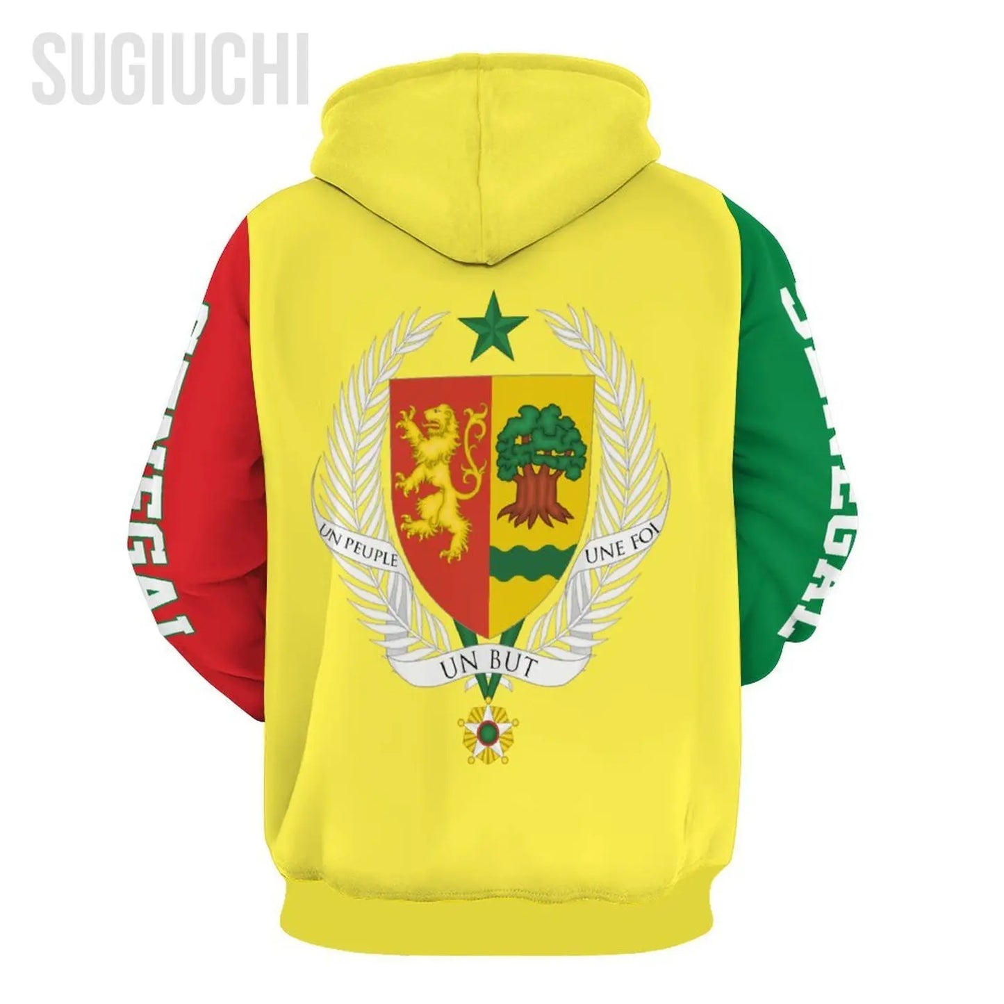 Unisex 3D Hoodie Senegal Flag Men Women Polyester Harajuku Sweatshirt Pullover Hoodies Casual Cool