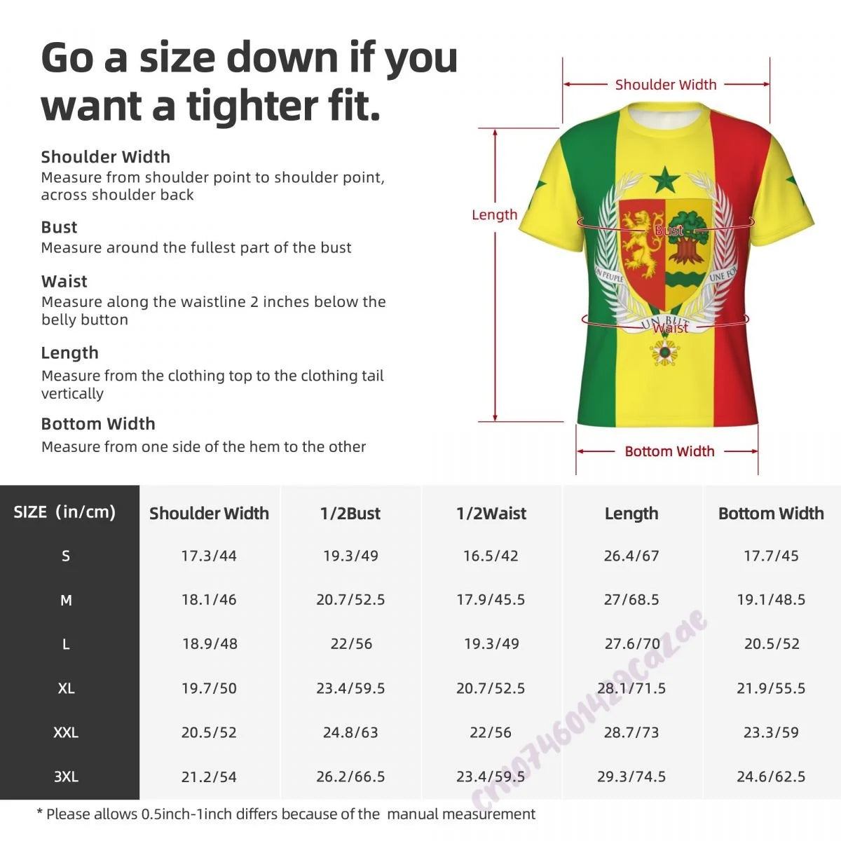 Senegal Flag 3D T-shirt Men Running Sport Skinny Short Tee Shirt Male Gym Fitness Bodybuilding Workout Tops Clothing