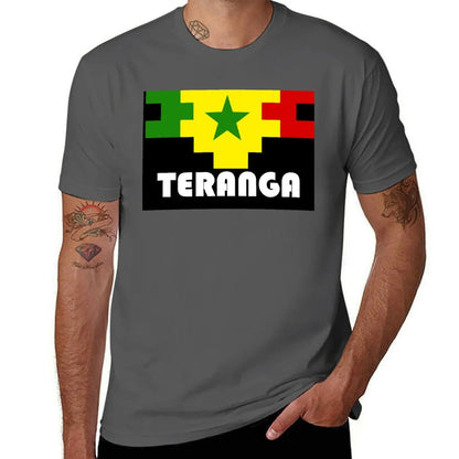 prints shirt t cotton percent T-Shirt shirt shirts man t of cotton SENEGAL Flag 100 for man t T-Shirt with