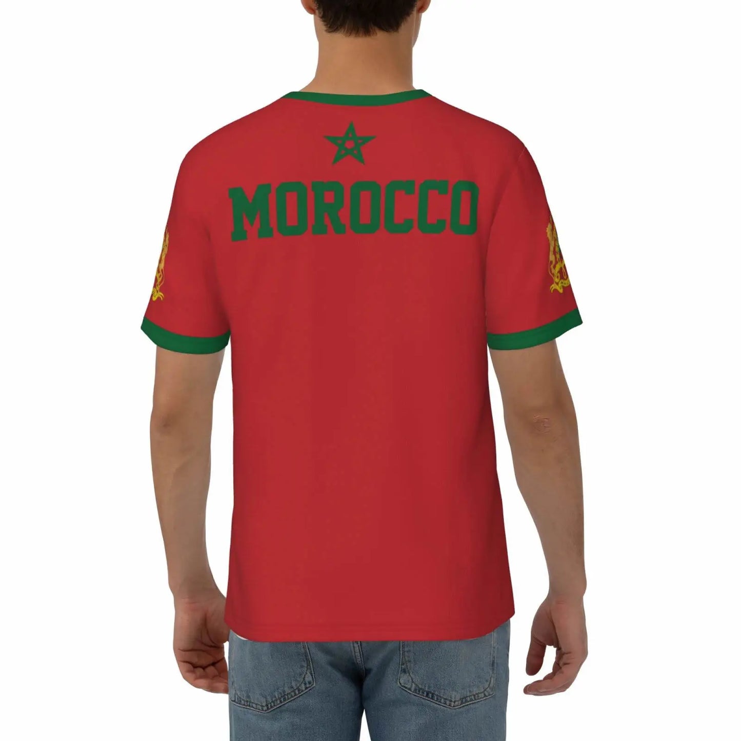 Unisex Nation T-shirt Morocco Flag Moroccan T-shirts For Men Women Soccer Football Fans Gifts Custom clothes tee