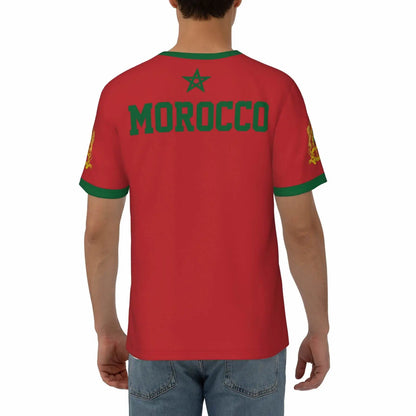 Unisex Nation T-shirt Morocco Flag Moroccan T-shirts For Men Women Soccer Football Fans Gifts Custom clothes tee