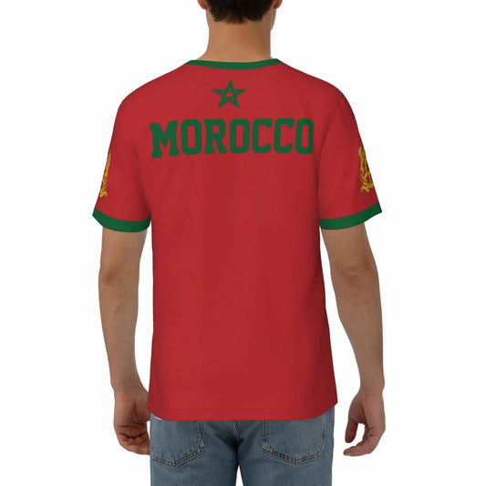Unisex Nation T-shirt Morocco Flag Moroccan T-shirts For Men Women Soccer Football Fans Gifts Custom clothes tee