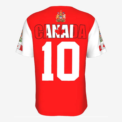 Unisex Nation T-shirt Canada Flag Canadian T-shirts For Men Women Soccer Football Fans Gifts Custom clothes tee