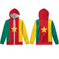 Cameroon Zipper Hoodie 3d Free Custom Name Number Team Cm Pullover Cmr Country French Cameroun Nation Cameroonian Flag Clothes