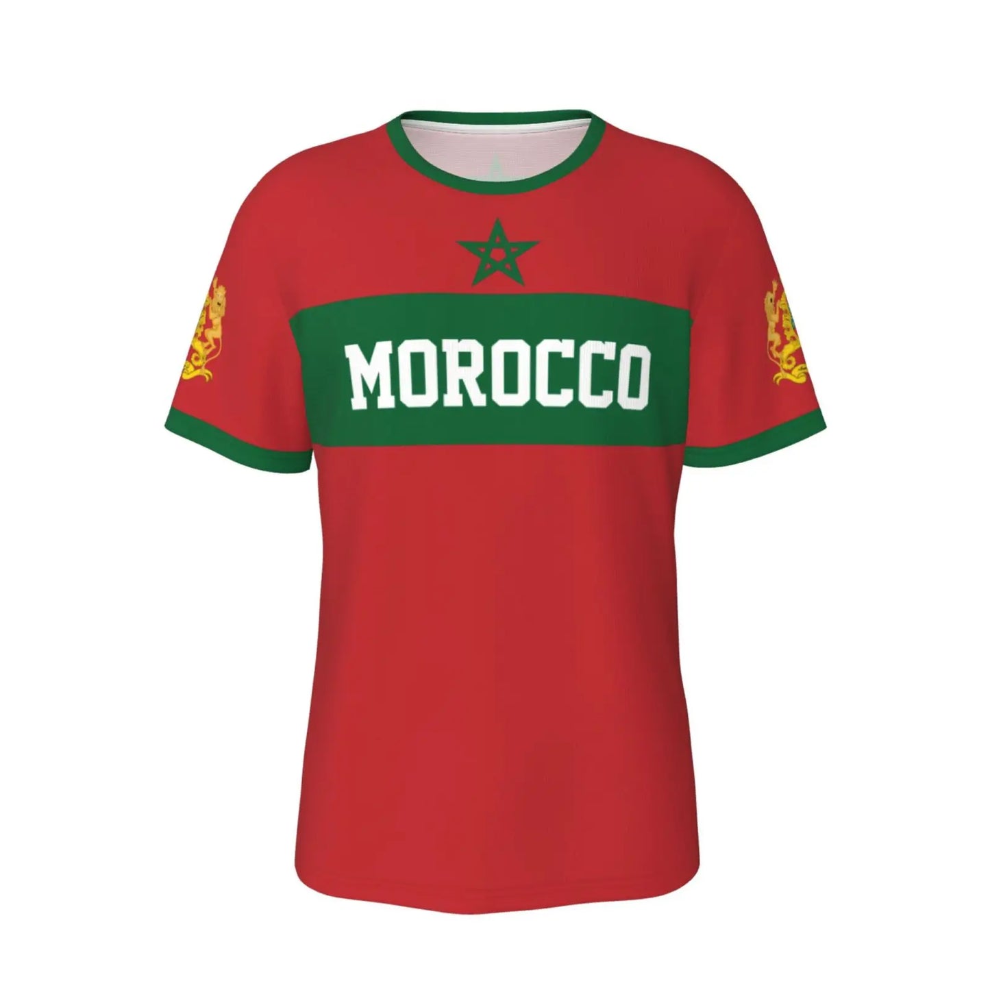 Unisex Nation T-shirt Morocco Flag Moroccan T-shirts For Men Women Soccer Football Fans Gifts Custom clothes tee