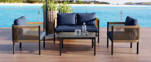 Multi-person Outdoor Sofa Combination with A Table, Suitable for
