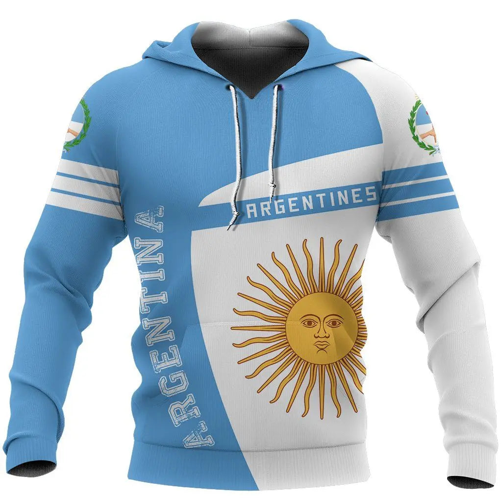PLstarCosmos 3DPrint Newest Argentina Sport Country Flag Unique Men/Women Cozy Hrajuku Casual Streetwear Hoodie/Zip/Sweatshirt 5