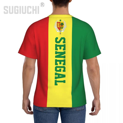 Tight Sports T-shirt Senegal Flag Senegalese 3D For Men Women Tees jersey Clothes Soccer Football Fans Gift Patriotic T shirt