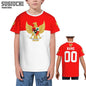 Custom Name Number Indonesia Flag Emblem 3D T-shirts For Kids Youth Boy/Girl Tees Soccer Football Fans Gift T shirt