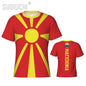 Sports T-shirt North Macedonia Flag Macedonian 3D For Men Women Tees jersey Clothes Soccer Football Fans Patriotic T shirt