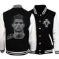 2025 Harajuku Cristiano Ronaldo Soccer Superstar Super Fashion Printed Baseball Suit Men's Distress American Trend Jacket
