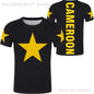 Cameroon T Shirt Free Custom Name Number Cmr Country T-Shirt Nation Flag Cameroun Cameroonian Cm French Print Photo Logo Clothes