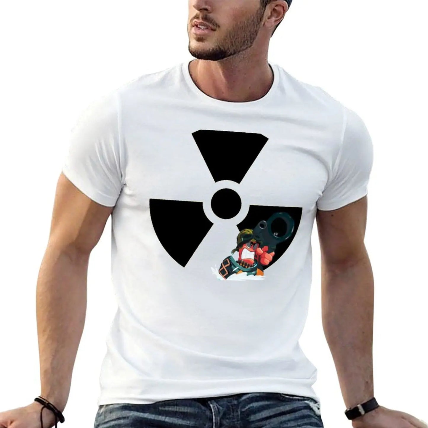 Worms Armageddon T-Shirt man tshirt t shirts cotton 100% printed t shirts for man T-Shirt