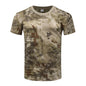 Men Camouflage Hunting Shirts Tactical Fishing Shirt Military Tshirts Camo Hiking Camping  Quick Dry  Clothes