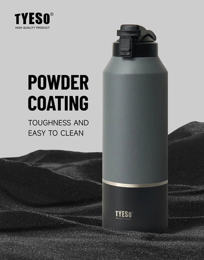 Tyeso Large Capacity Insulated Water Bottle Portable Travel Mug with