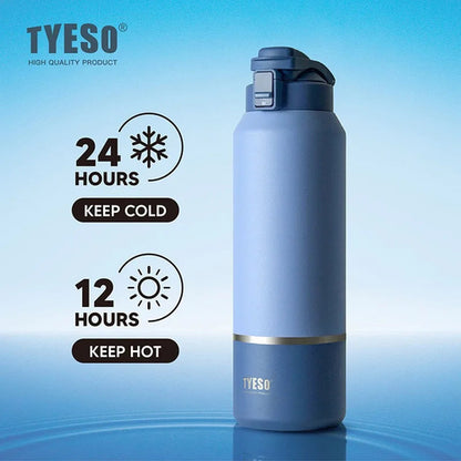 Tyeso Large Capacity Insulated Water Bottle Portable Travel Mug with