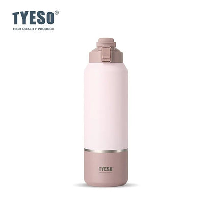 Tyeso Large Capacity Insulated Water Bottle Portable Travel Mug with
