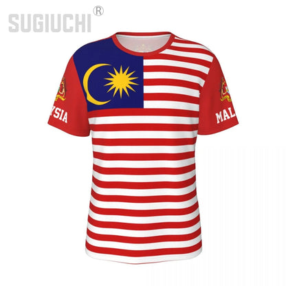 Unisex Nation T-shirt Malaysia Flag Malaysian T-shirts For Men Women Soccer Football Fans Gifts Custom clothes tee