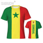 Tight Sports T-shirt Senegal Flag Senegalese 3D For Men Women Tees jersey Clothes Soccer Football Fans Gift Patriotic T shirt