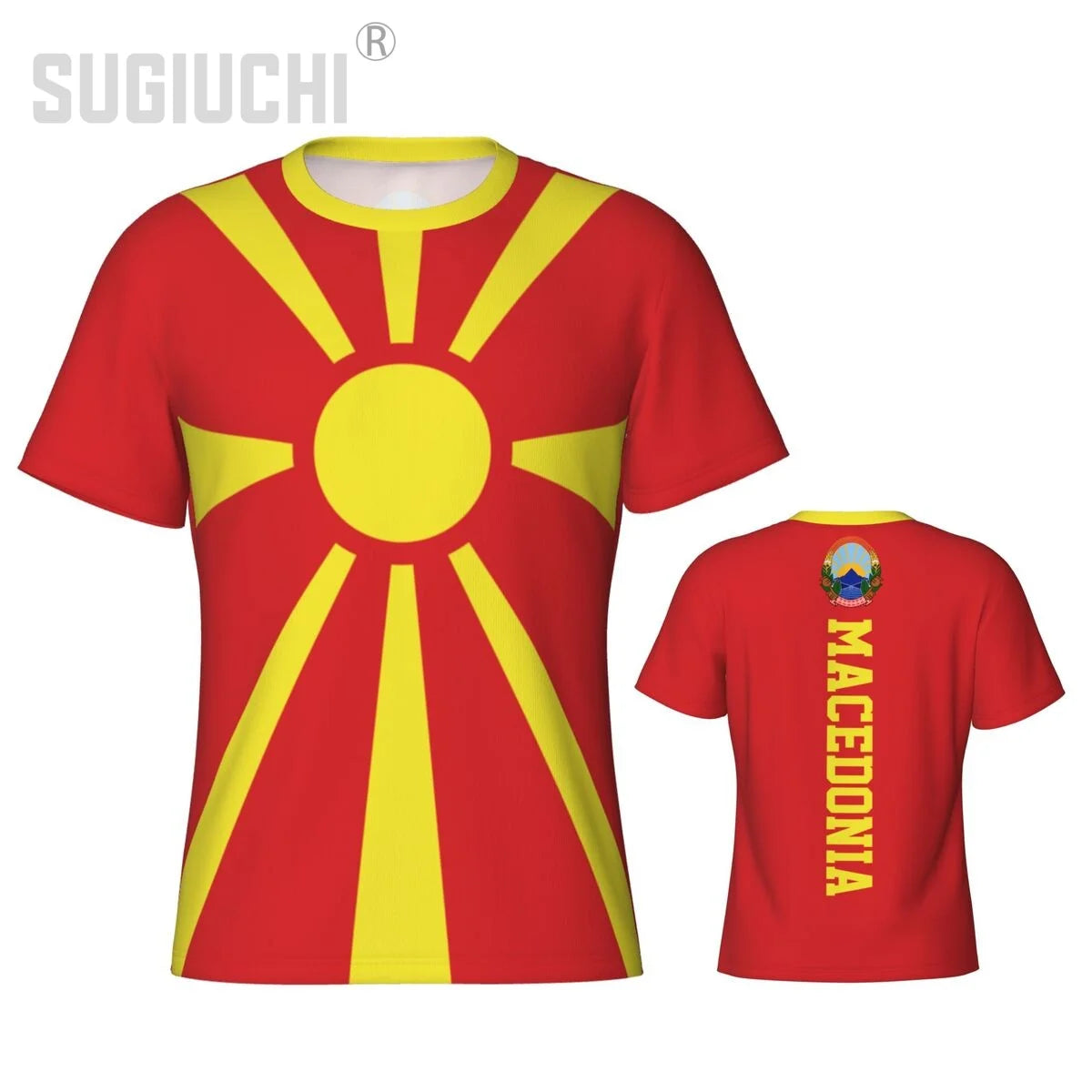 Sports T-shirt North Macedonia Flag Macedonian 3D For Men Women Tees jersey Clothes Soccer Football Fans Patriotic T shirt