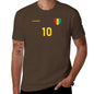 Guinea National Football Team Soccer Retro Jersey Elephants Number 10 T-Shirt funnys t shirt for men
