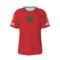 Unisex Nation T-shirt Morocco Flag Moroccan T-shirts For Men Women Soccer Football Fans Gifts Custom clothes tee