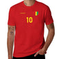 Guinea National Football Team Soccer Retro Jersey Elephants Number 10 T-Shirt funnys t shirt for men
