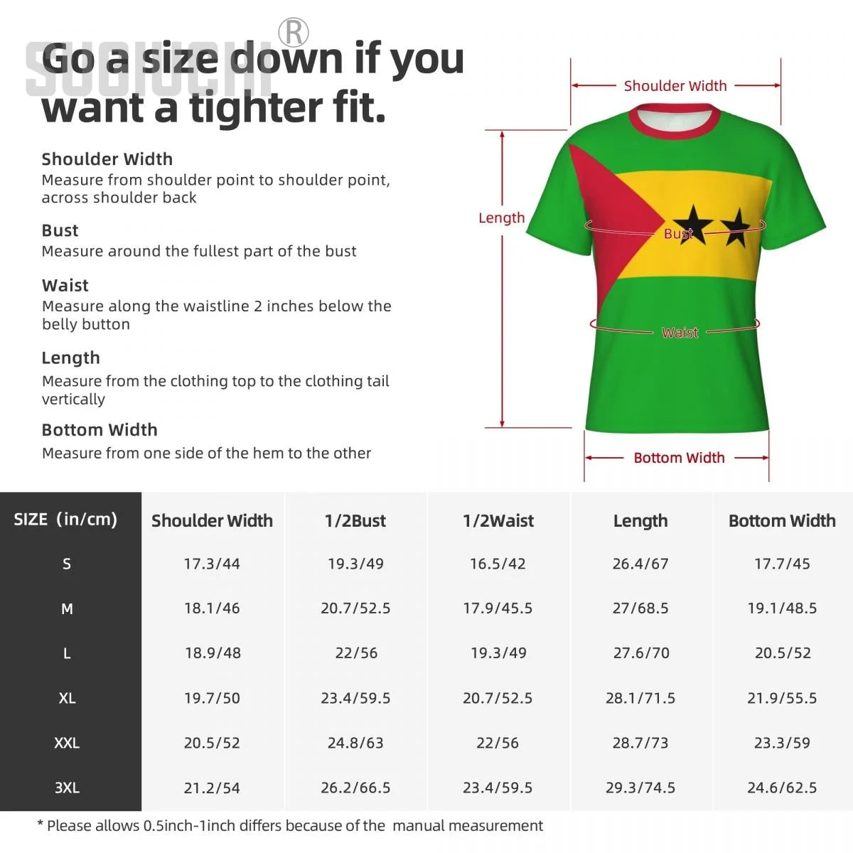 Tight Sports T-shirt Sao Tome And Principe Flag 3D For Men Women Tees jersey Clothes Soccer Football Fans Gift Patriotic T shirt