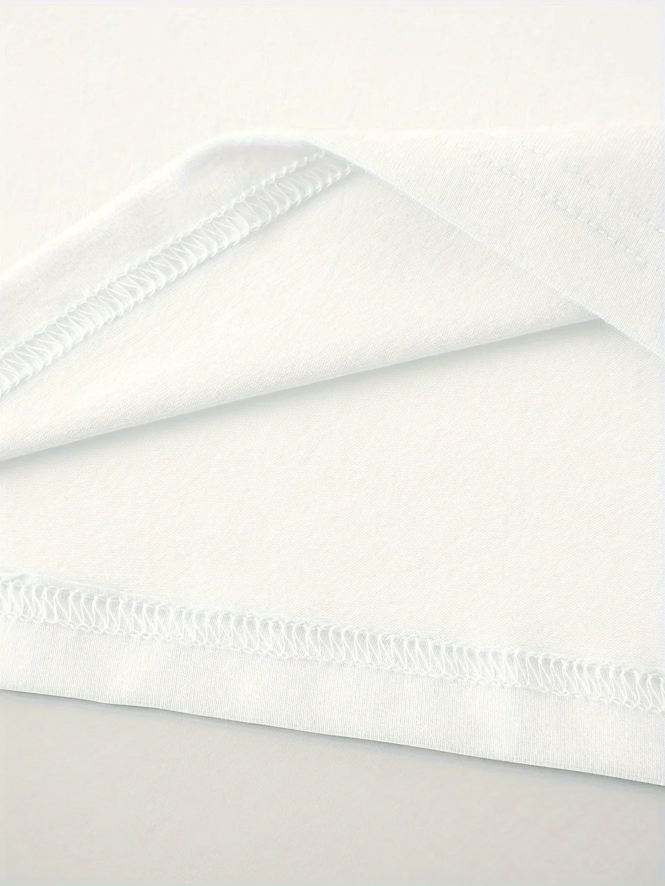 Men's "Whatever" Pattern Long Sleeved T-shirt Casual Elastic Pure Cotton Round Neck Black and White Printed Spring and Autumn