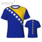 Tight Sports T-shirt Bosnia And Herzegovina Flag 3D For Men Women Tees jersey Clothes Soccer Football Fans Patriotic T shirt