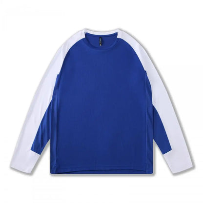 Custom Logo Adults Sports T-shirts Long Sleeve Football Jersey Sublimation Youth Fitness Shirts Sports Training Soccer Shirt