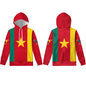 Cameroon Zipper Hoodie 3d Free Custom Name Number Team Cm Pullover Cmr Country French Cameroun Nation Cameroonian Flag Clothes