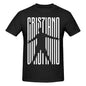 Soccer Gift Football Ronaldos CR7 T Shirts  Pure Cotton Tee Tops Streetwear Round Neck Tshirts Casual Short-Sleeve Clothing