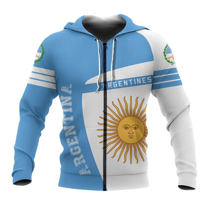 PLstarCosmos 3DPrint Newest Argentina Sport Country Flag Unique Men/Women Cozy Hrajuku Casual Streetwear Hoodie/Zip/Sweatshirt 5