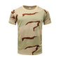 Men Camouflage Hunting Shirts Tactical Fishing Shirt Military Tshirts Camo Hiking Camping  Quick Dry  Clothes